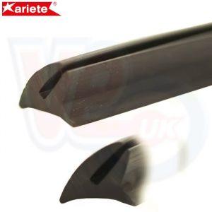 SIDE PANEL RUBBER – BLACK – VESPA LARGE FRAME