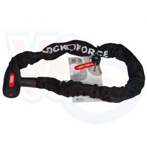 LOCKFORCE 10mm LINK COVERED CHAIN 1 METRE WITH INTEGRATED LOCK