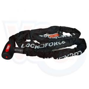 LOCKFORCE 10mm LINK COVERED CHAIN 1.8 METRE WITH INTEGRATED LOCK
