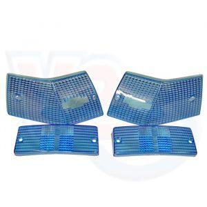 BLUE INDICATOR LENS SET – REQ. AMBER BULBS