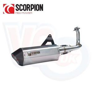 SCORPION SERKET STAINLESS STEEL EXHAUST – ROYAL ALLOY GP 125 LC, TG 125 LC