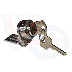 STEERING LOCK WITH 22mm SINGLE LOCK PLATE