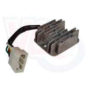 REGULATOR – ONE CONNECTOR BLOCK – 5 WIRES – BLACK-RED-YELLOW-WHITE-GREEN