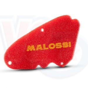 MALOSSI RED SPONGE AIR FILTER FOR ORIGINAL AIR BOX – FITS LATE MODELS WITH 3 VALVE MOTOR