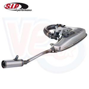 SIP CLUBSPORT SILENT EXHAUST – LAMBRETTA WITH STANDARD EXHAUST FLANGE