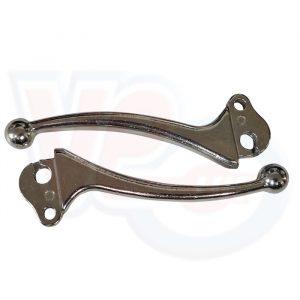 CLUTCH & BRAKE LEVERS  – SILVER – PAIR