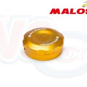 MALOSSI FUEL TANK CAP – GOLD – VESPA ET – GT – GTS – LX – PRIMAVERA – S – SPRINT