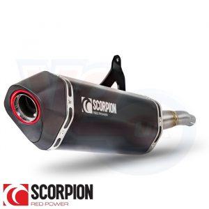 SCORPION SERKET CERAMIC BLACK EXHAUST – ROYAL ALLOY GP 125 SE Euro 5+ 2025 on